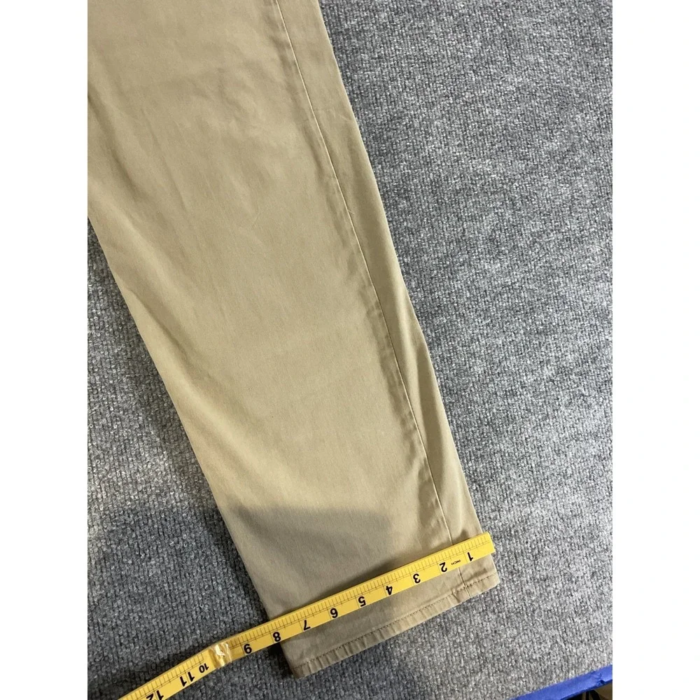 Lucky Brand 121 Slim Pants 40x32 Khaki Beige Stretch Chinos Men's Slim Fit Casua